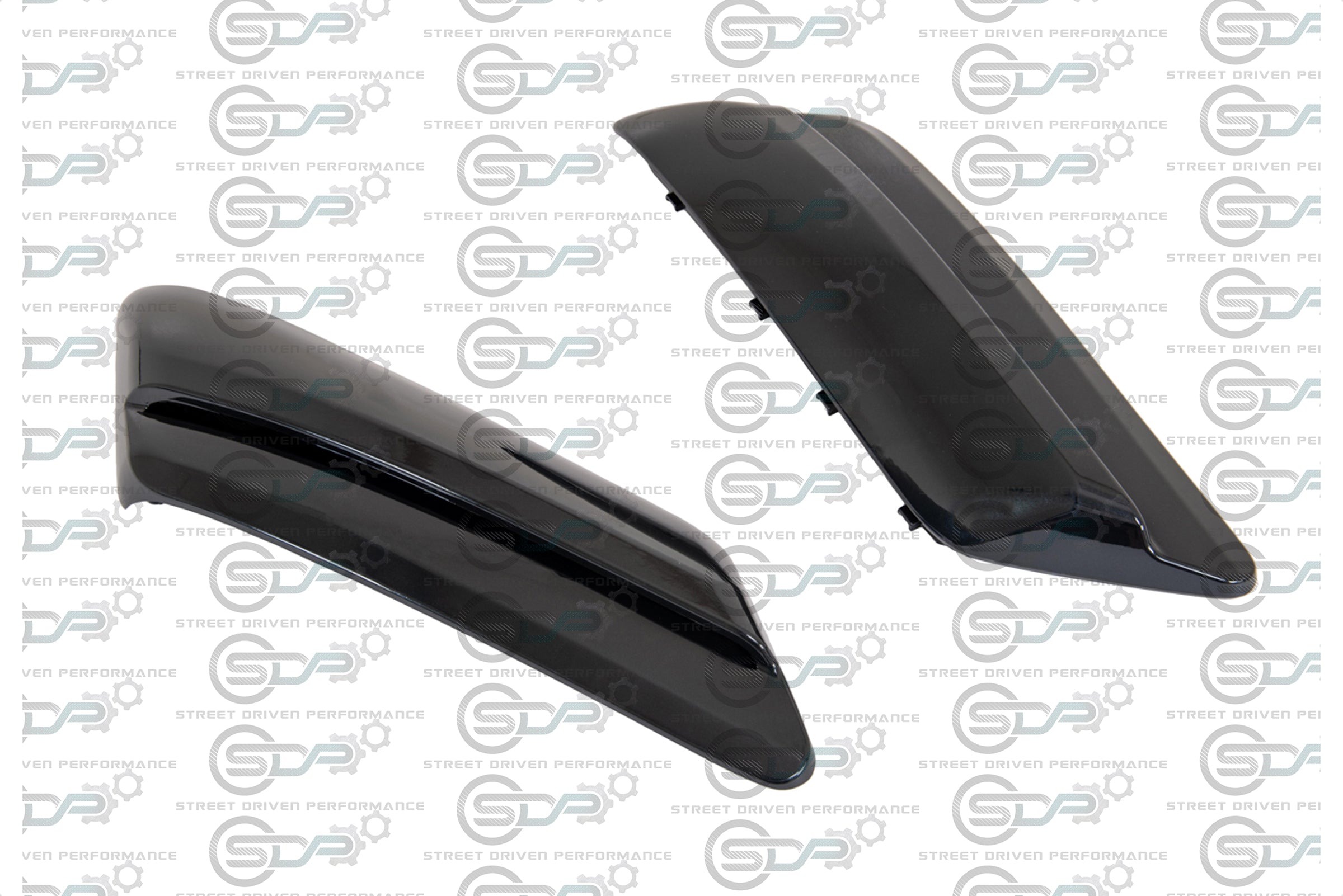 2014-2017 C7 Corvette - Carbon Flash "ZR1 Style Conversion" Side Fender Vents (Pair)